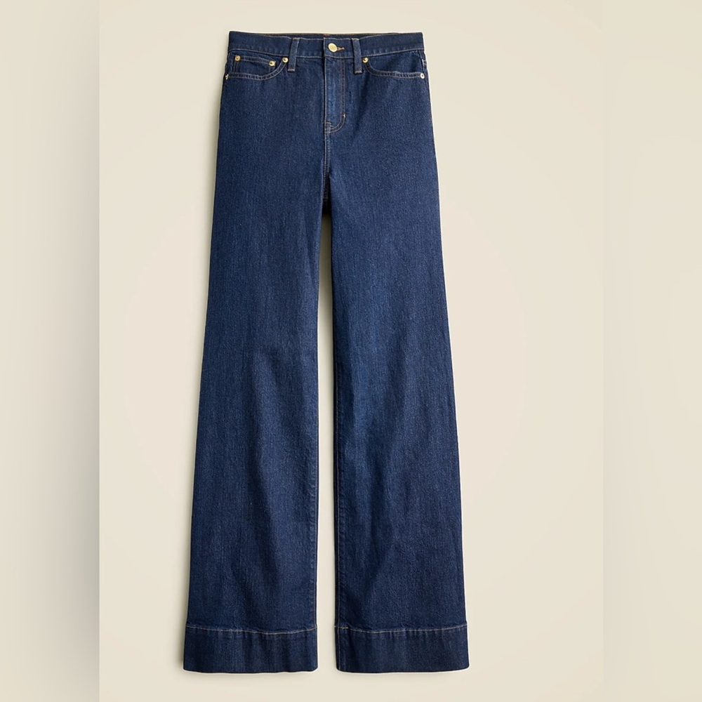 J. Crew Trouser Wide Leg Jeans NWT
